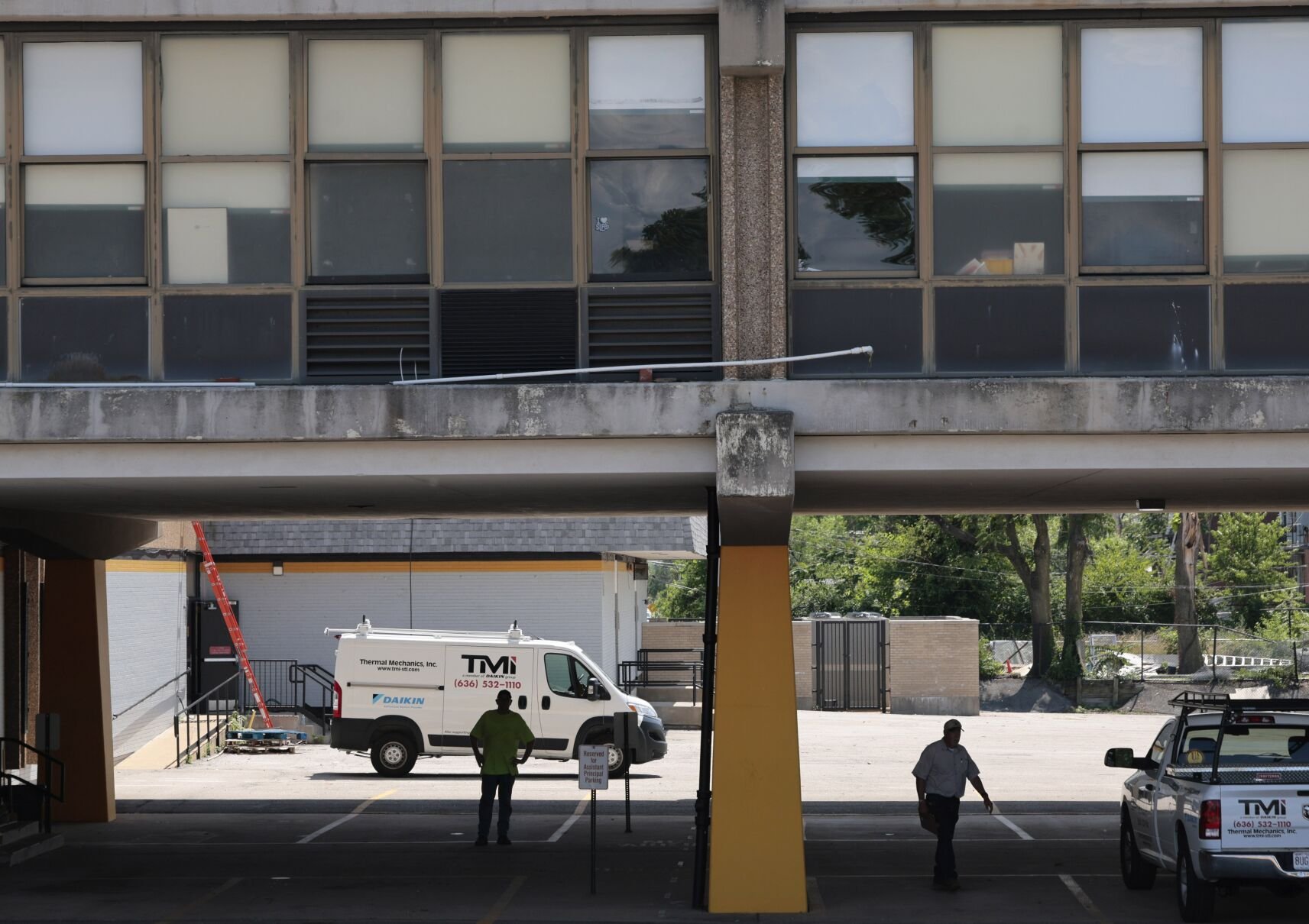 Tornado damage keeps Yeatman-Liddell Middle from hosting students in Fall